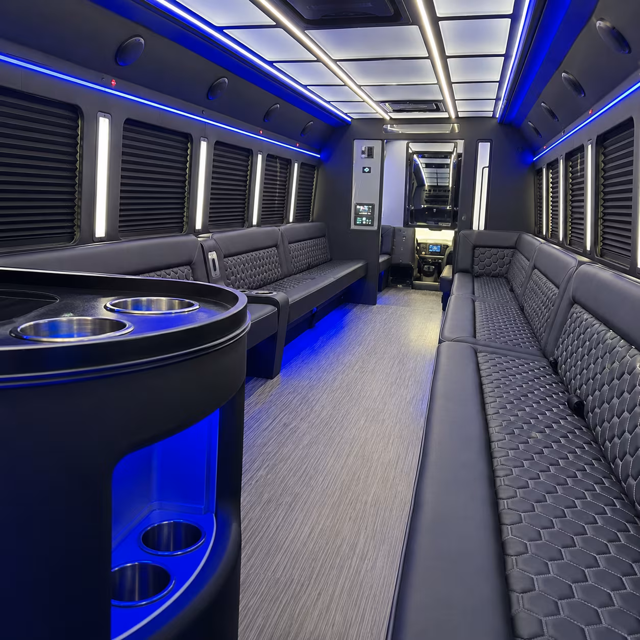 find a prom party bus for american heritage school and south plantation high school students