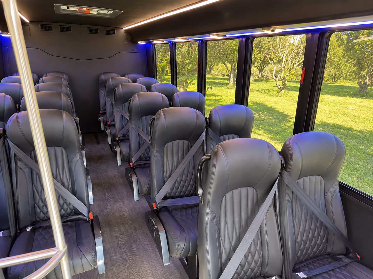 plantation prom transportation onboard seating