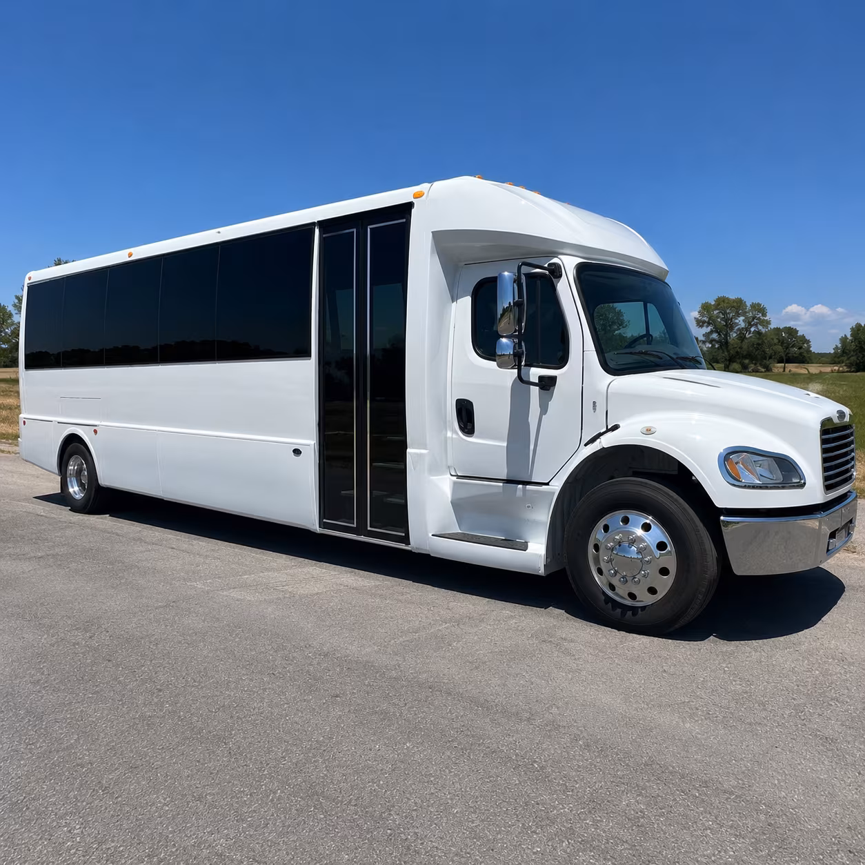 sunrise private event charter bus rentals for your group